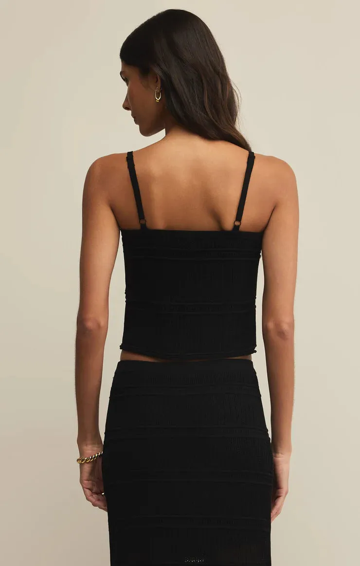Fernanda Cropped Crochet Tank Everyday Casual Look