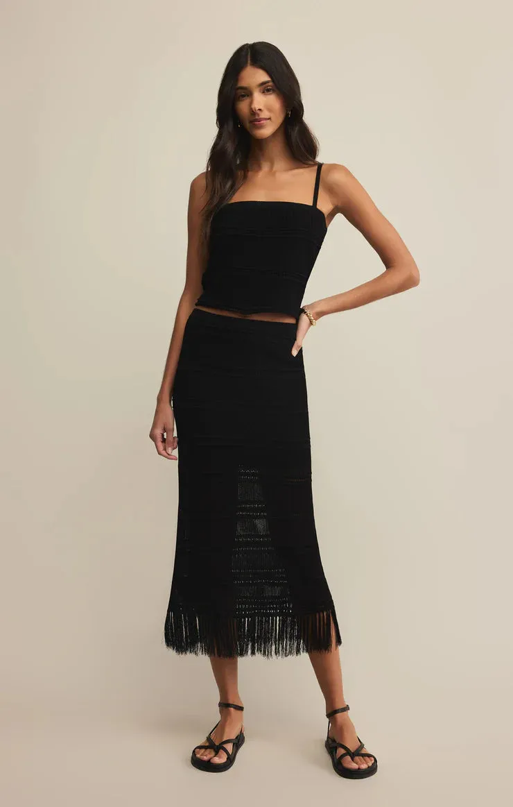 Fernanda Cropped Crochet Tank Everyday Casual Look