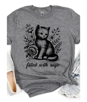 Filled With Rage Unisex Graphic Tee Easy Date Night