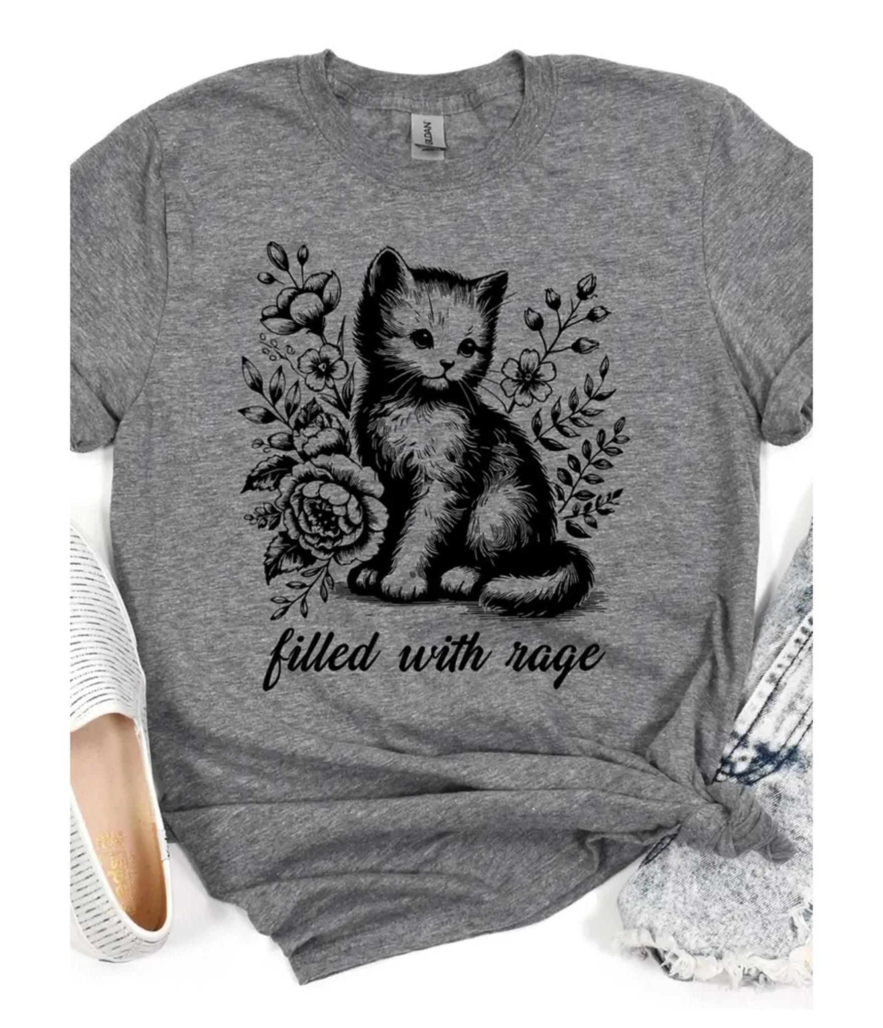 Filled With Rage Unisex Graphic Tee Easy Date Night