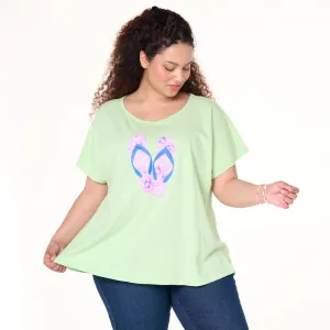 Fishy Flop Keepsake T | Plus Size Weekend Relaxed Look