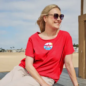 Freedom Sand Dollar Keepsake T | Plus Size Weekend Relaxed Look