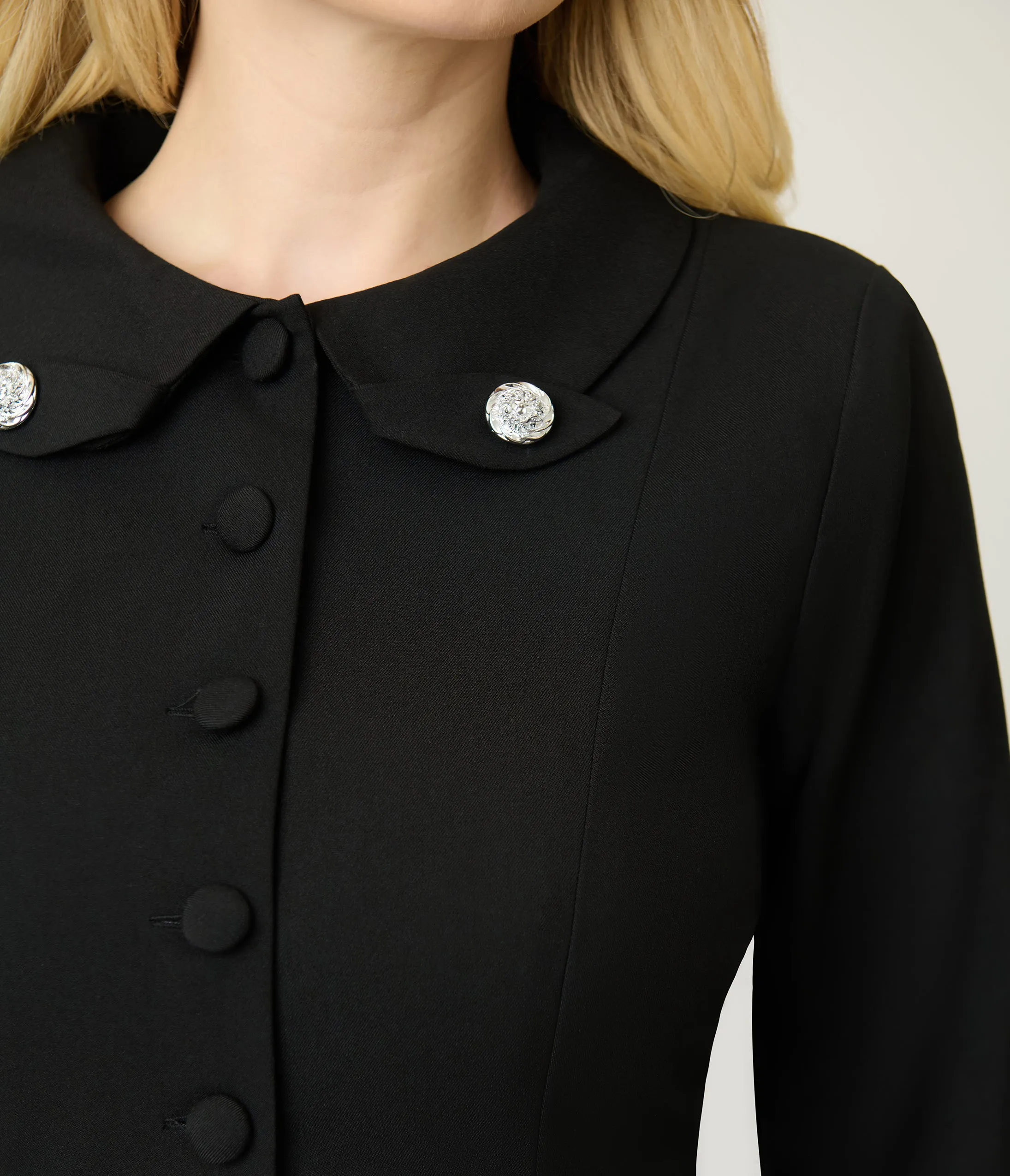 Heart My Closet 1950s Black Sophia Suit & Pencil Skirt Easy Date Night
