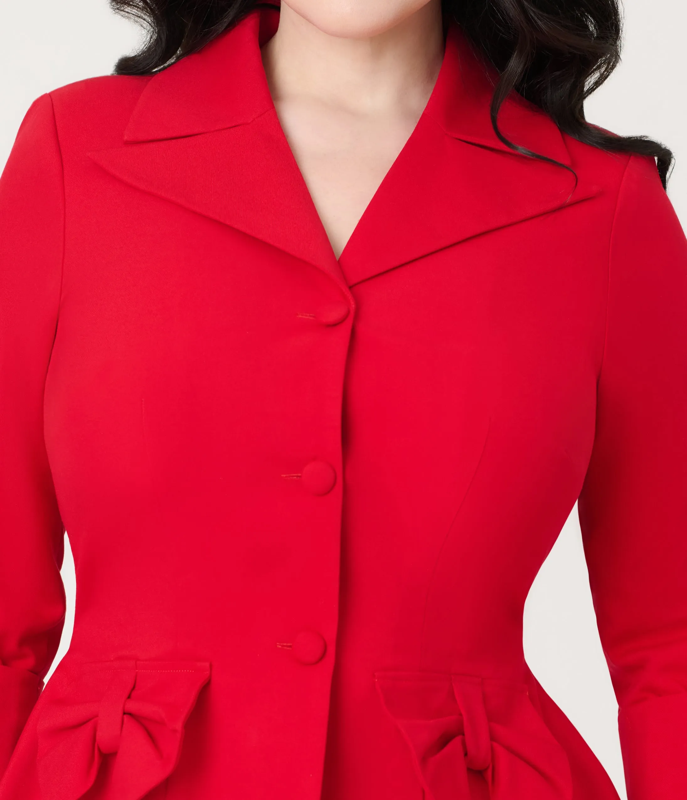 Heart My Closet 1950s Red Lina Suit & Pencil Skirt Easy Date Night