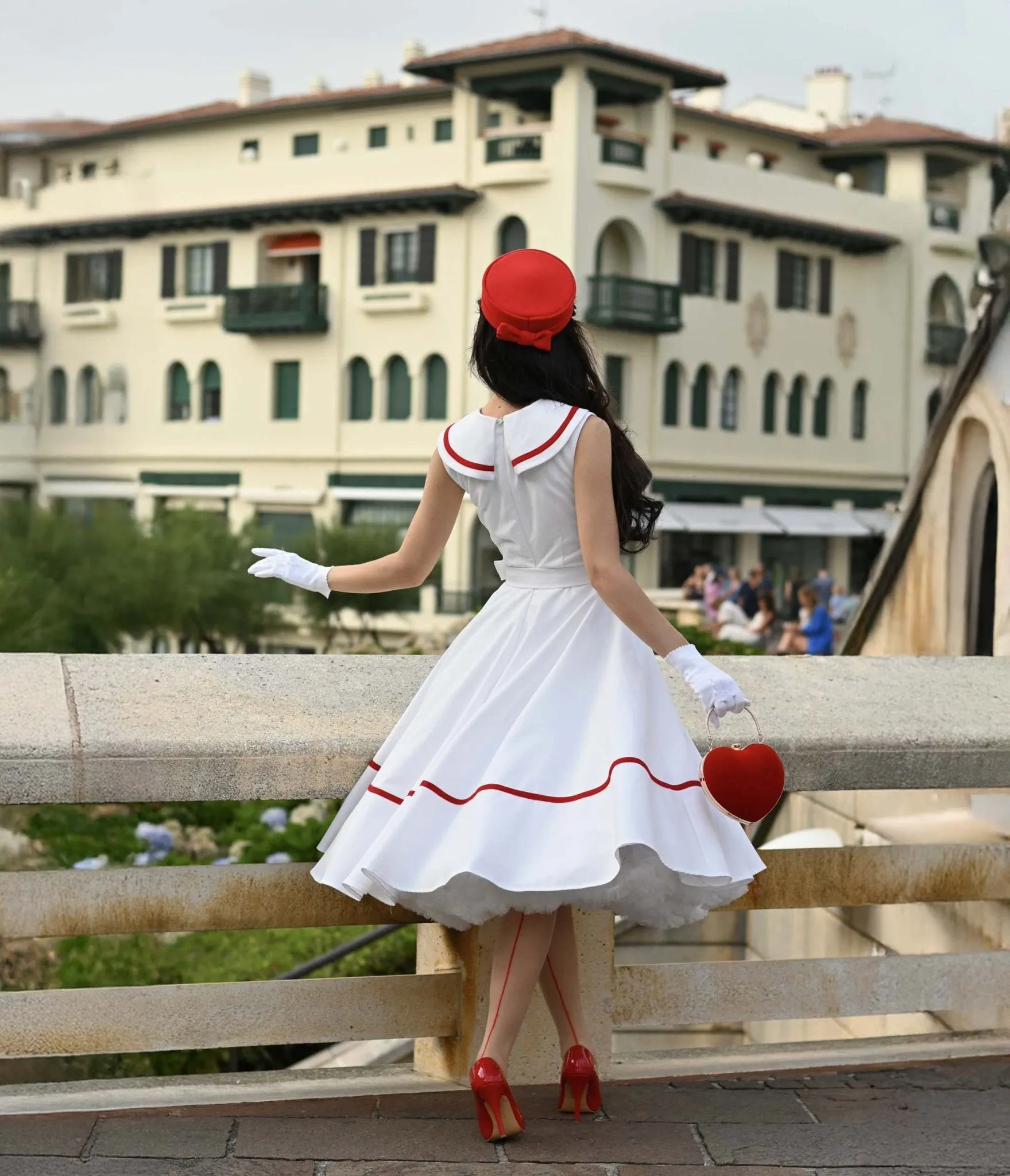 Heart My Closet 1950s Sailor Swing Dress Casual Everyday Look