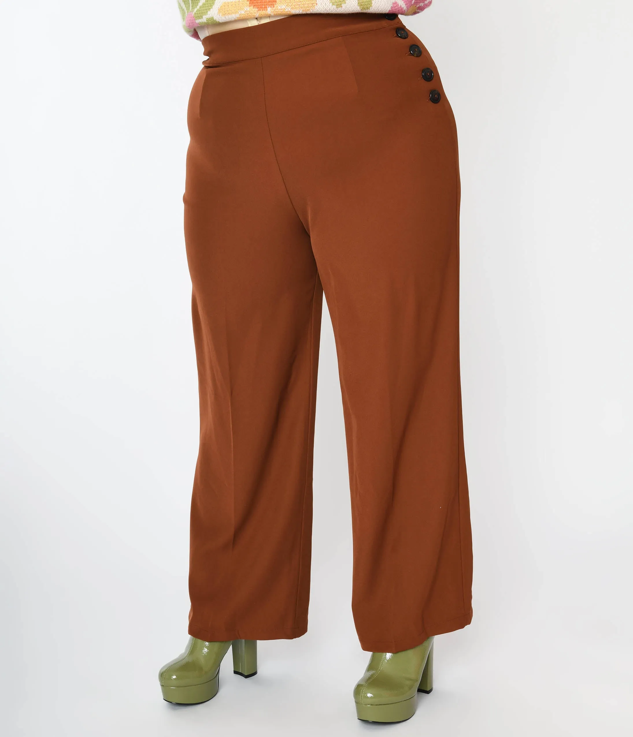 Hell Bunny Ginger Swing Pants Comfortable Travel Wear