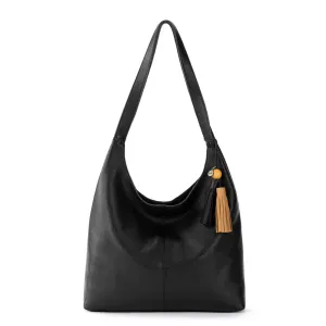 Huntley Hobo - Leather - Black City Stroll
