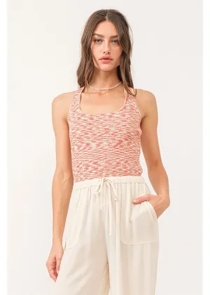 Indira Cross Back Tank Summer Festival Tee