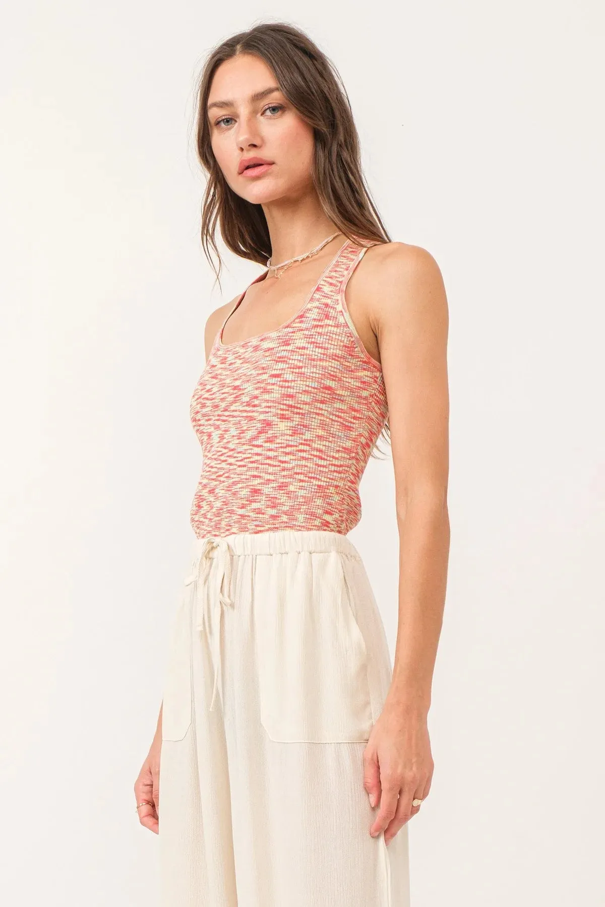 Indira Cross Back Tank Summer Festival Tee