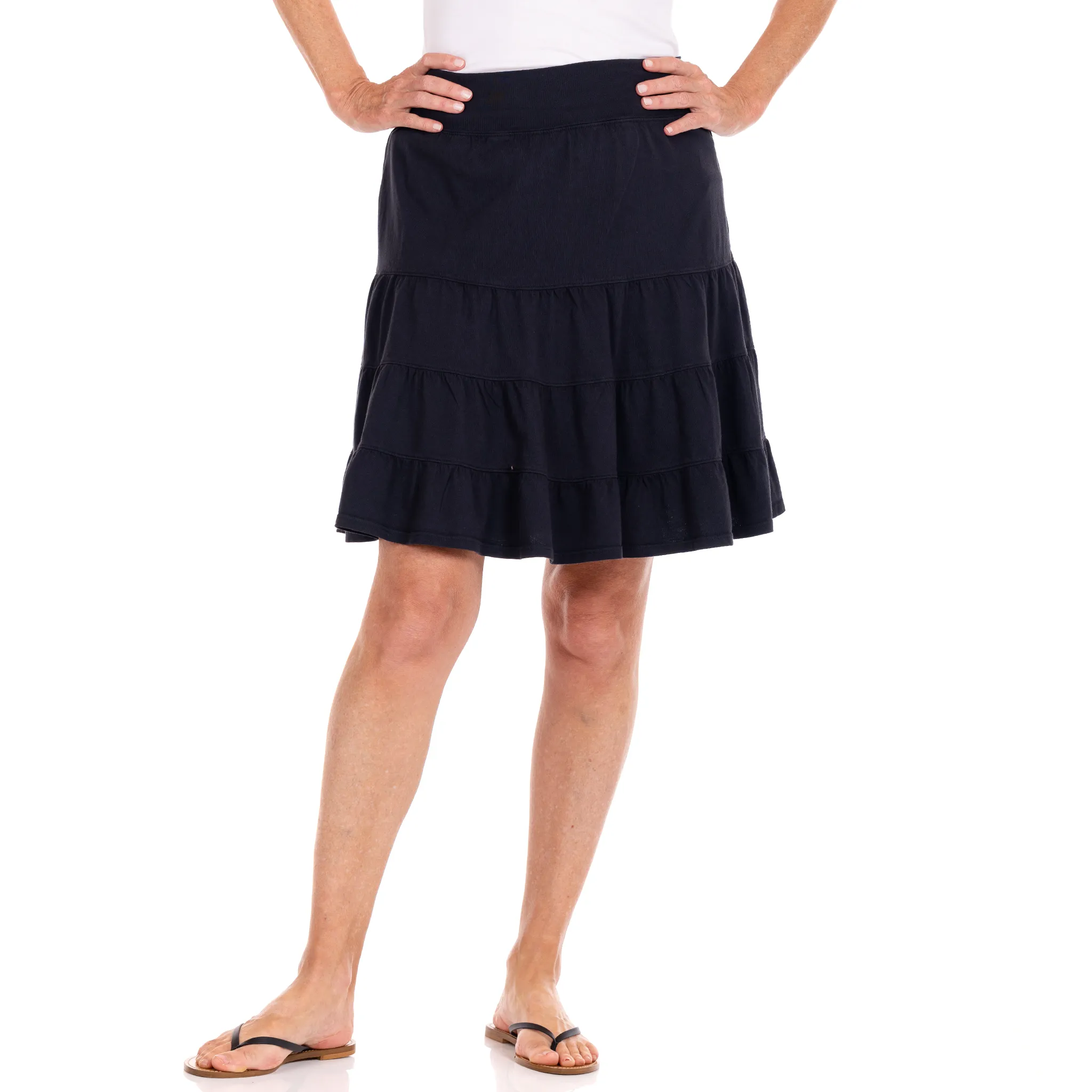 Jersey Tiered Skirt Weekend Chill Set