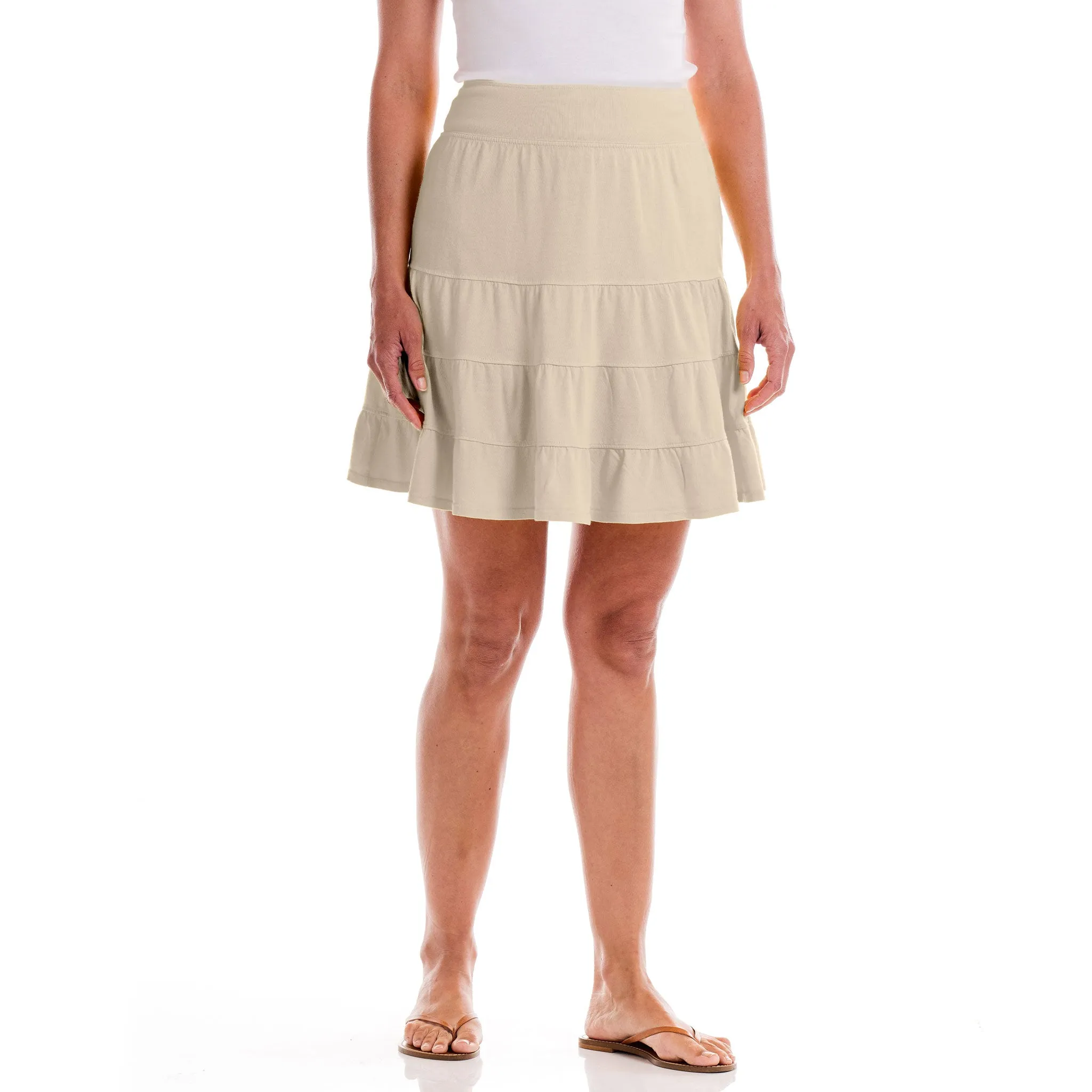 Jersey Tiered Skirt Weekend Chill Set