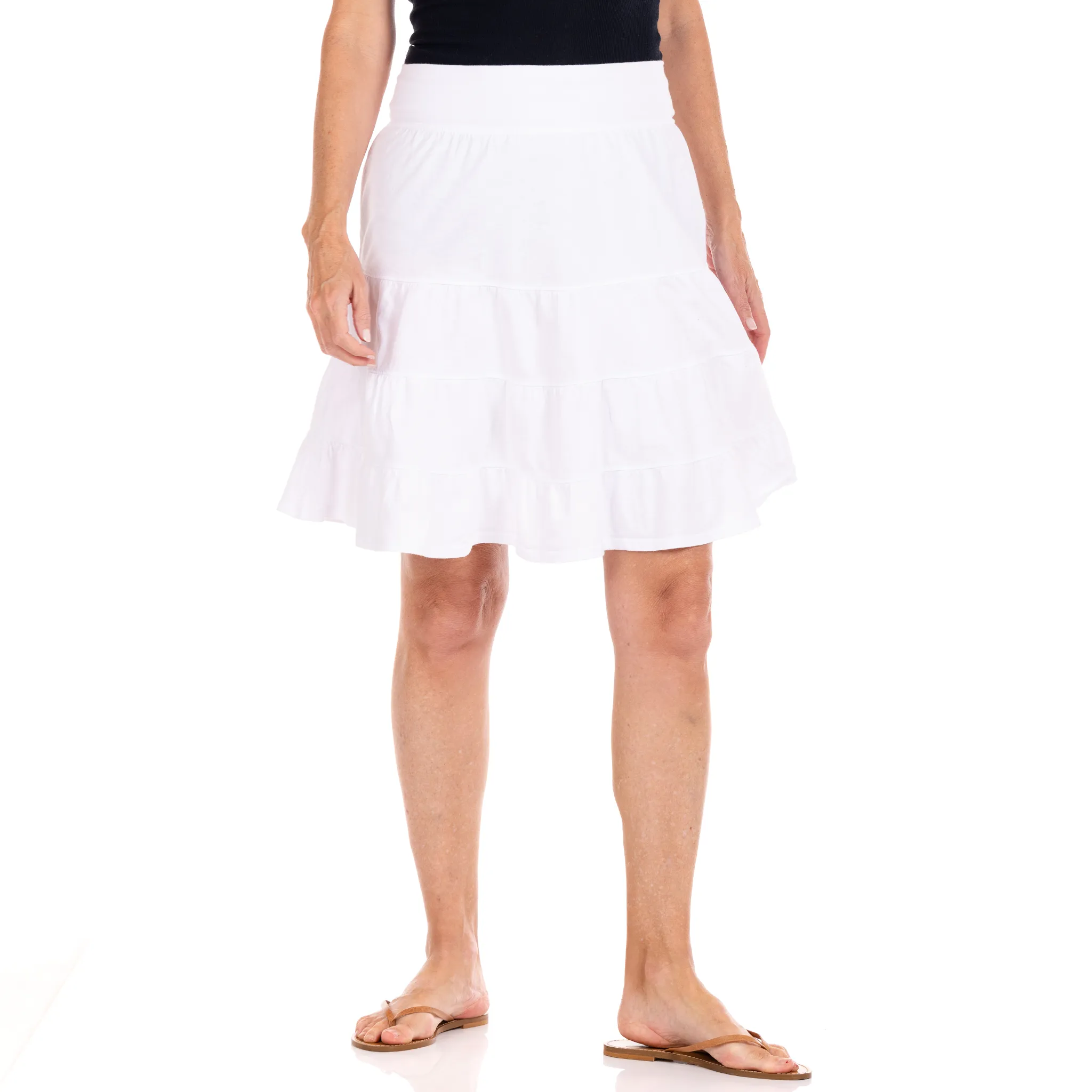 Jersey Tiered Skirt Weekend Chill Set