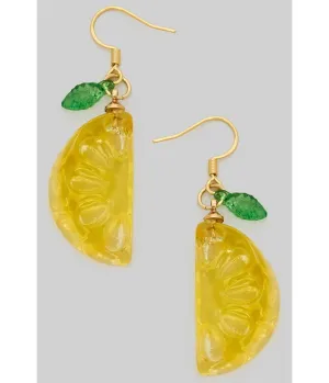 Juicy Lemon Drop Earrings Everyday Chic