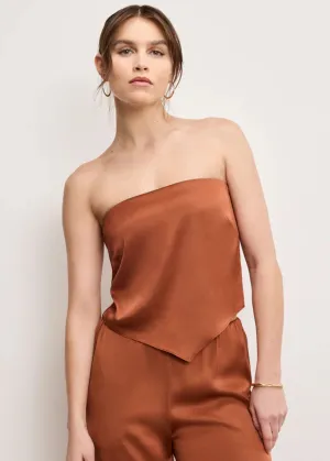 Lacey Satin Top Everyday Casual Look