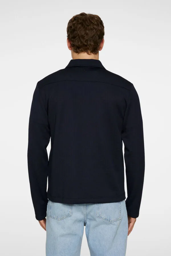 Lansa Jersey Zip Jacket Relaxed Lounge Fit