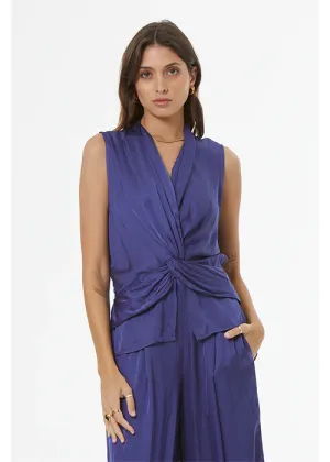 Laurie Draped Vest Summer Festival Tee