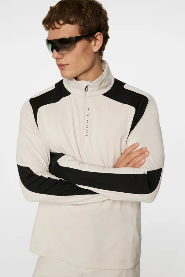 Leander Quarter Zip Mid Layer Relaxed Lounge Fit