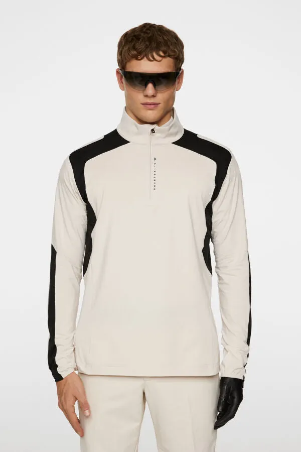 Leander Quarter Zip Mid Layer Relaxed Lounge Fit