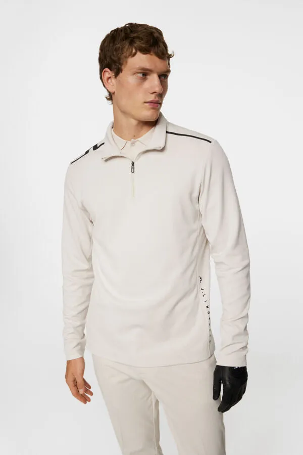 Leon Quarter Zip Mid Layer Relaxed Lounge Fit