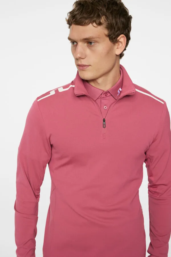 Leon Quarter Zip Mid Layer Relaxed Lounge Fit