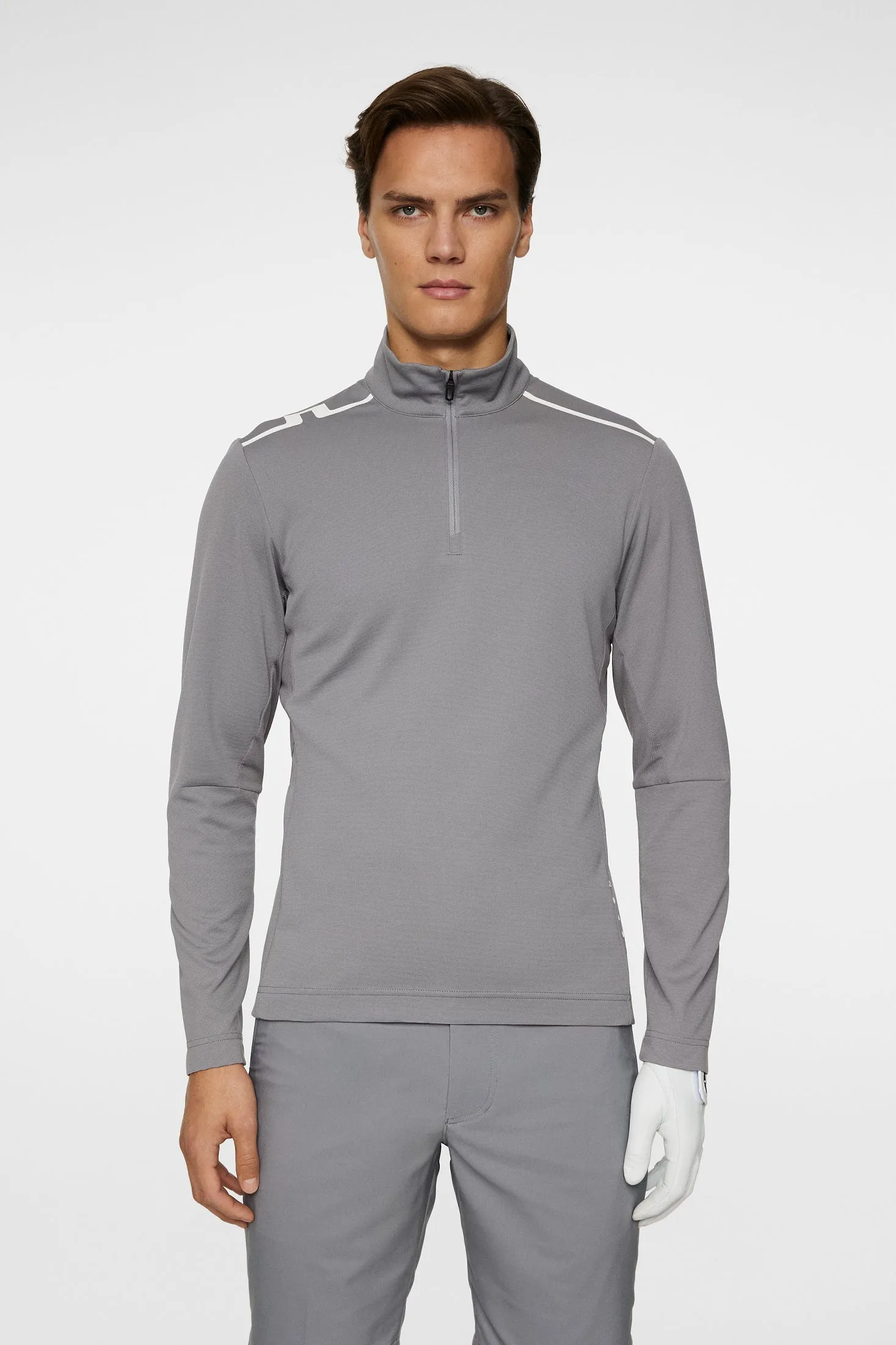Leon Quarter Zip Mid Layer Relaxed Lounge Fit