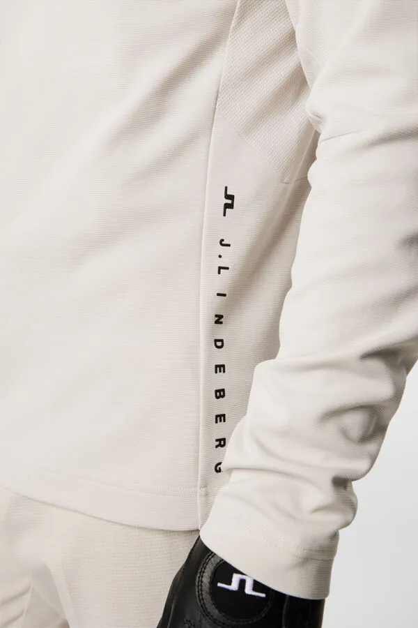 Leon Quarter Zip Mid Layer Relaxed Lounge Fit