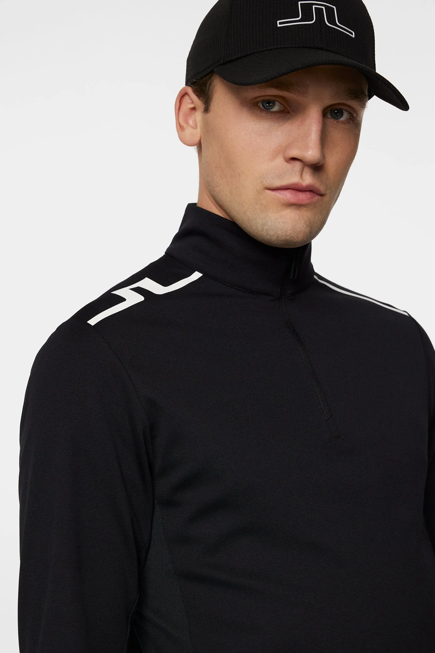 Leon Quarter Zip Mid Layer Relaxed Lounge Fit