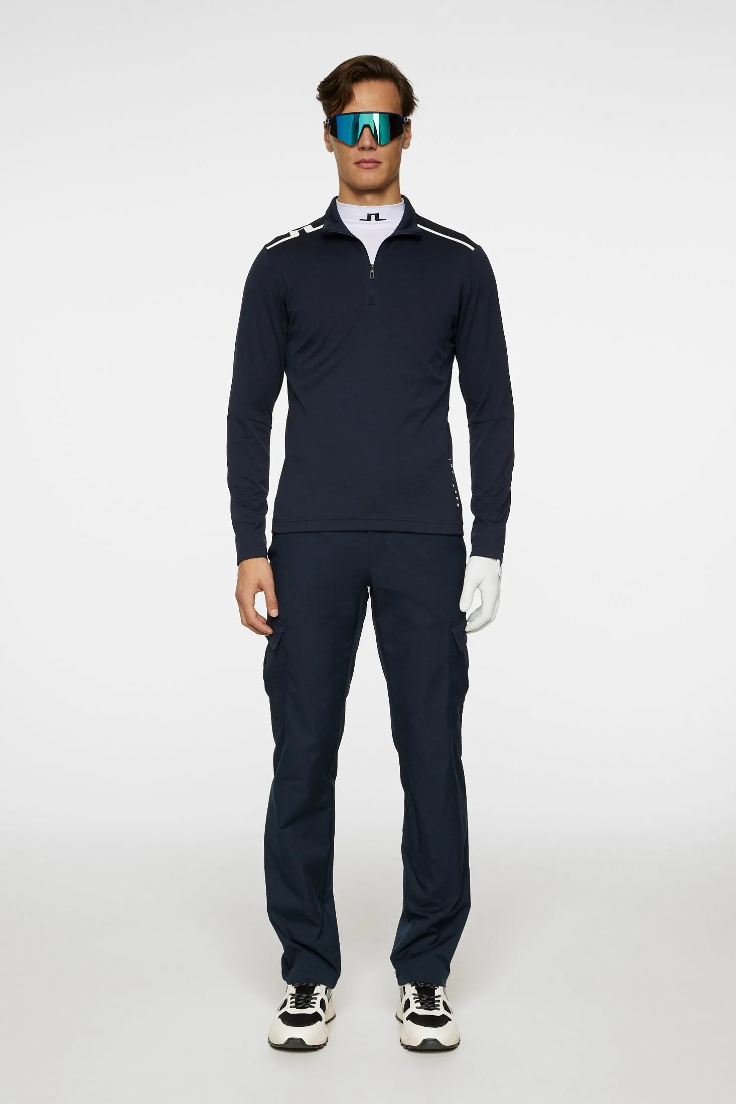 Leon Quarter Zip Mid Layer Relaxed Lounge Fit