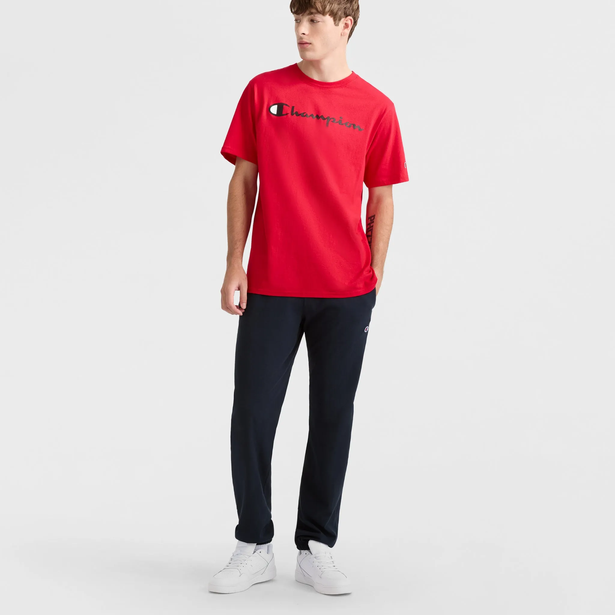 Lightweight Lounge Pants, Cinched Hem, C Logo Lounge & Leisure
