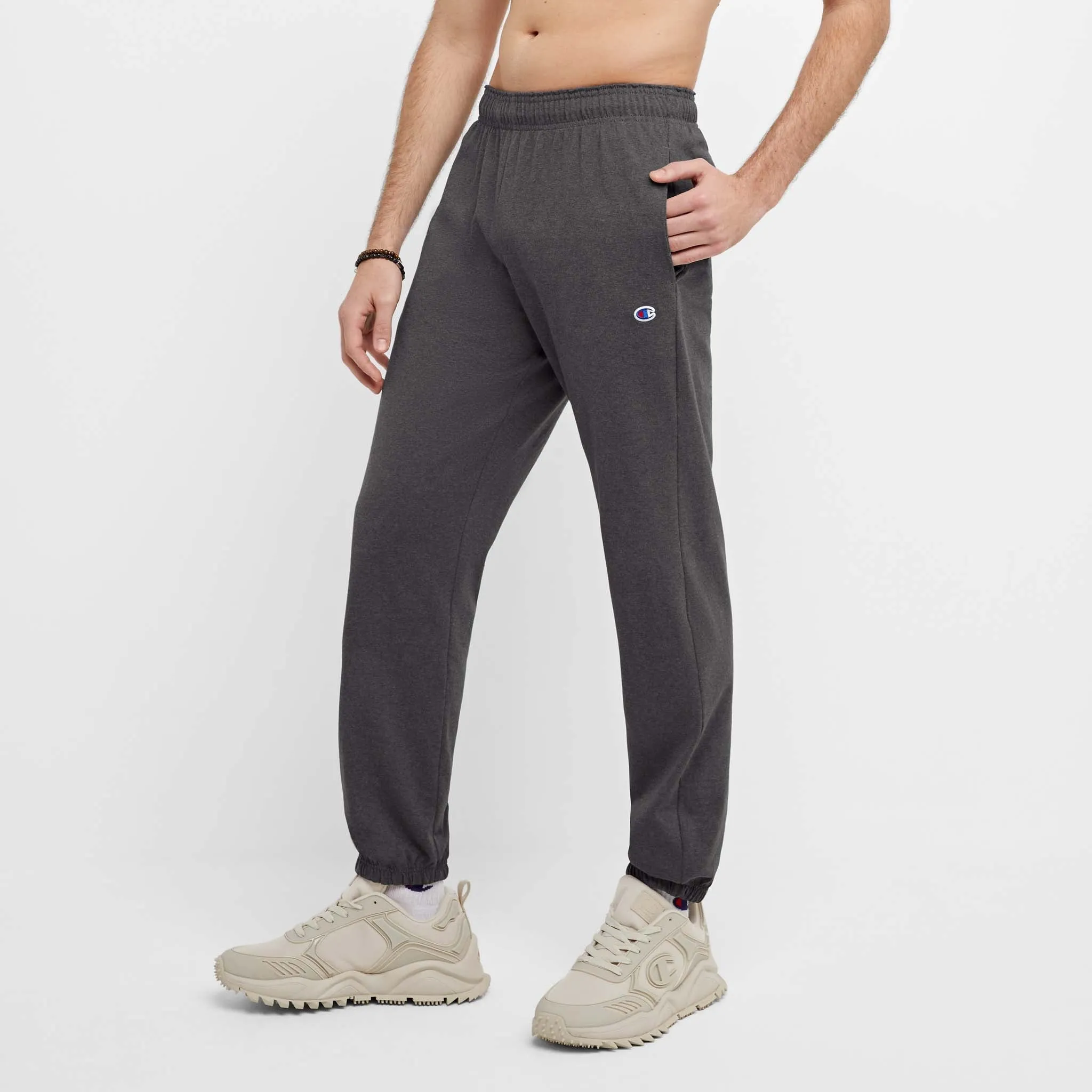 Lightweight Lounge Pants, Cinched Hem, C Logo Lounge & Leisure