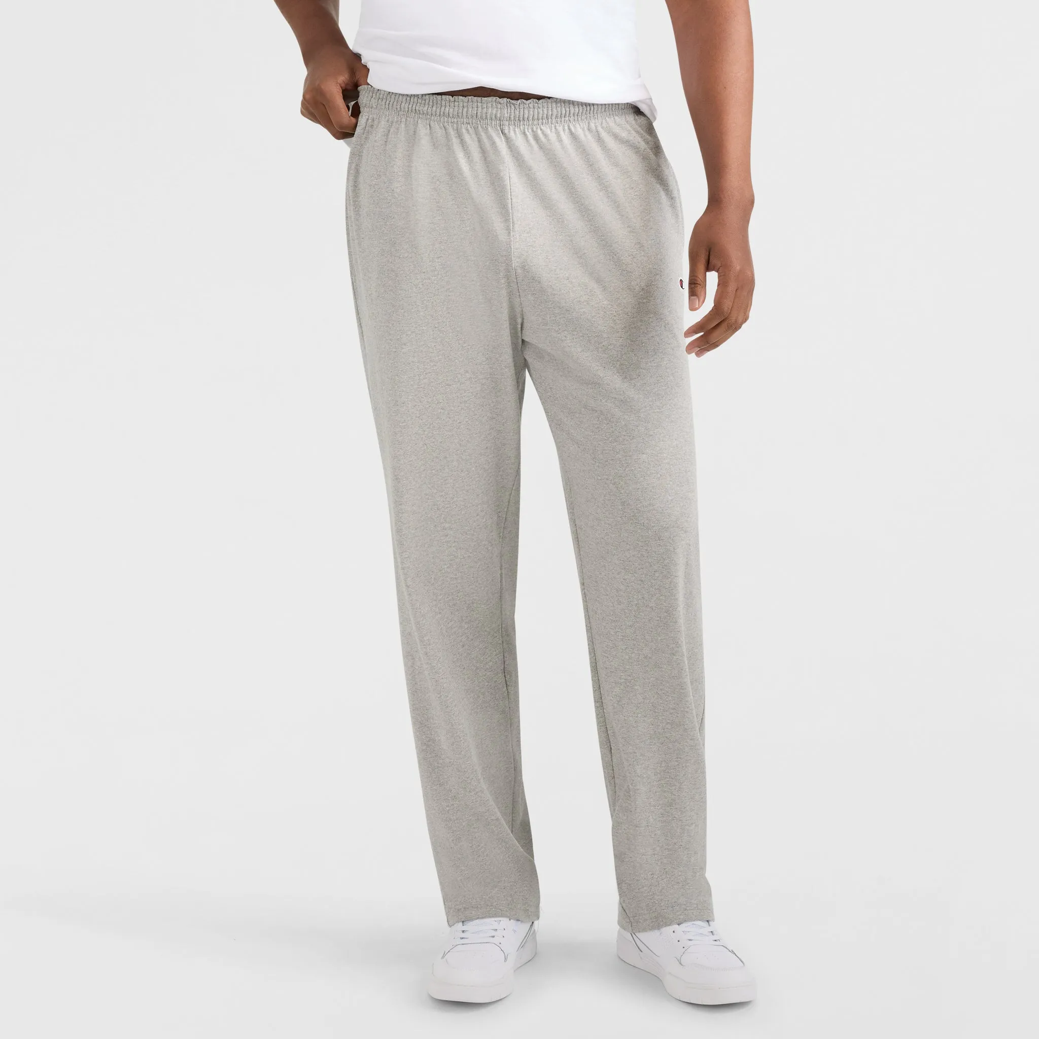 Lightweight Lounge Pants, Open Hem, C Logo - Big & Tall Lounge & Leisure