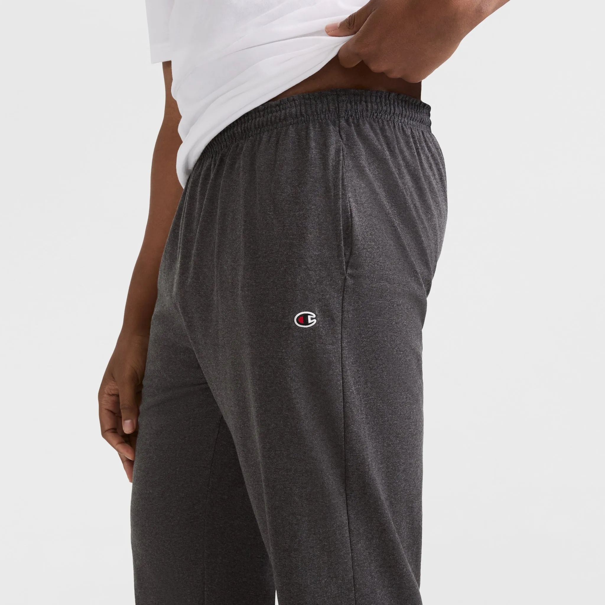Lightweight Lounge Pants, Open Hem, C Logo - Big & Tall Lounge & Leisure