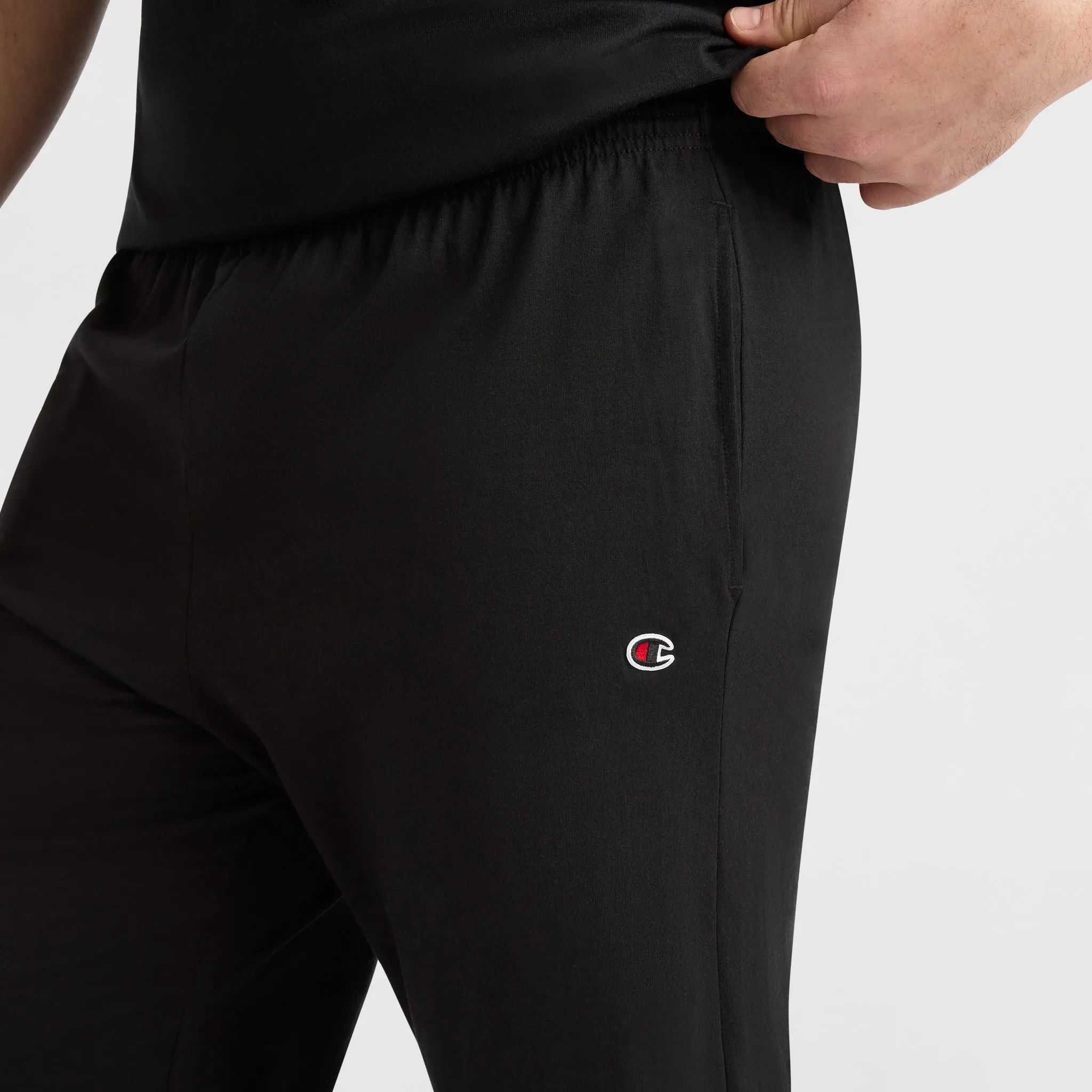 Lightweight Lounge Pants, Open Hem, C Logo - Big & Tall Lounge & Leisure