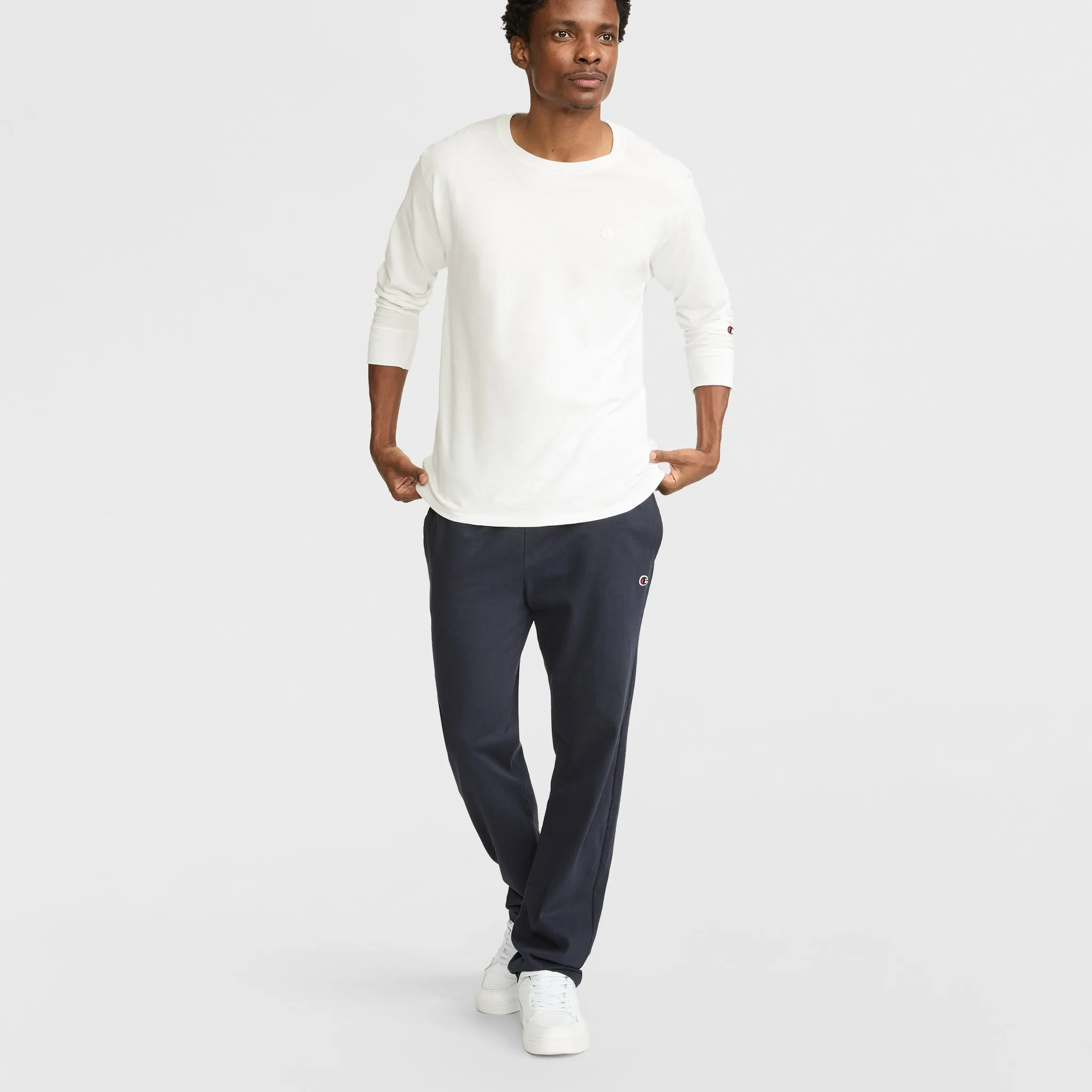 Lightweight Lounge Pants, Open Hem, C Logo Lounge & Leisure