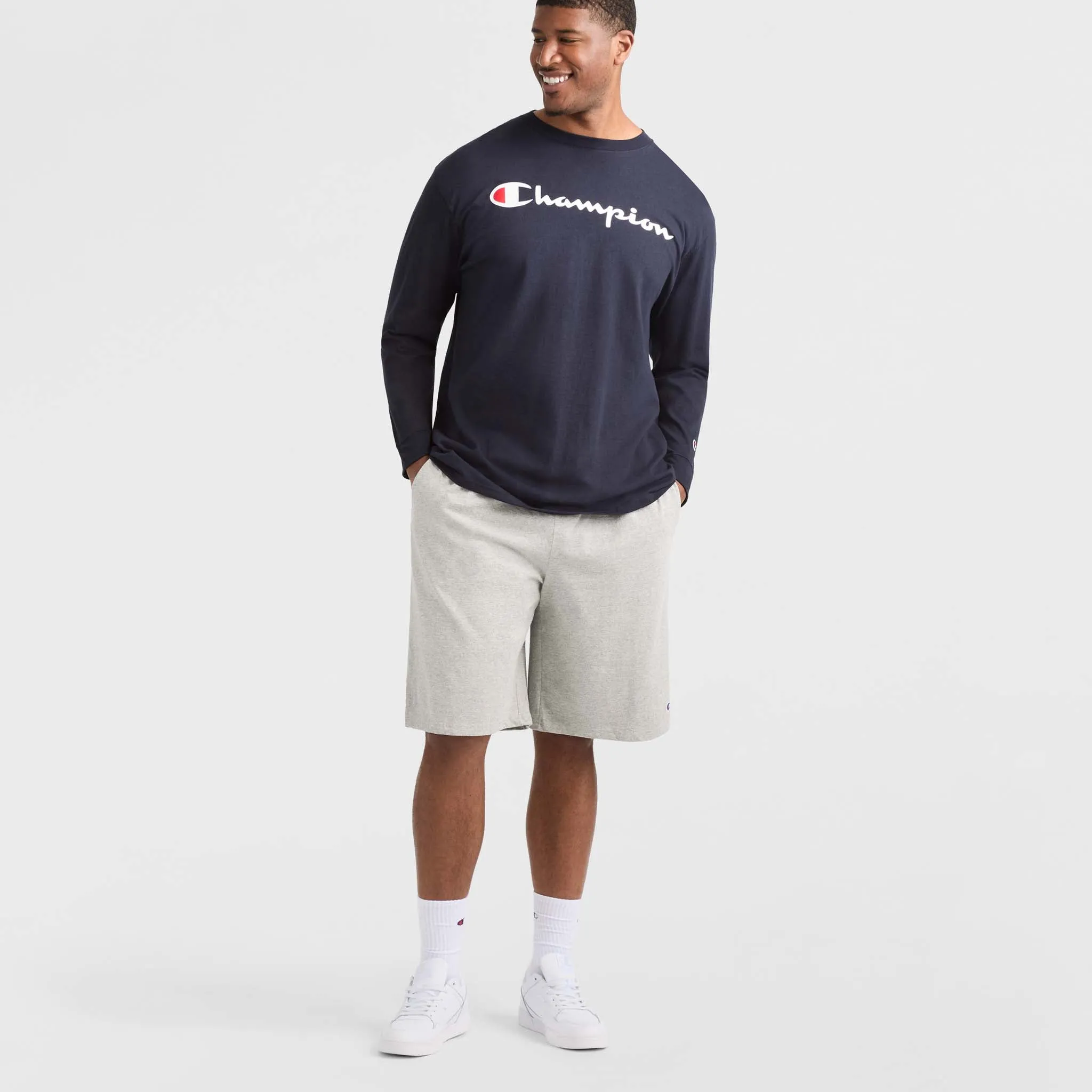 Lightweight Lounge Shorts, C Patch Logo - Big & Tall Lounge & Leisure