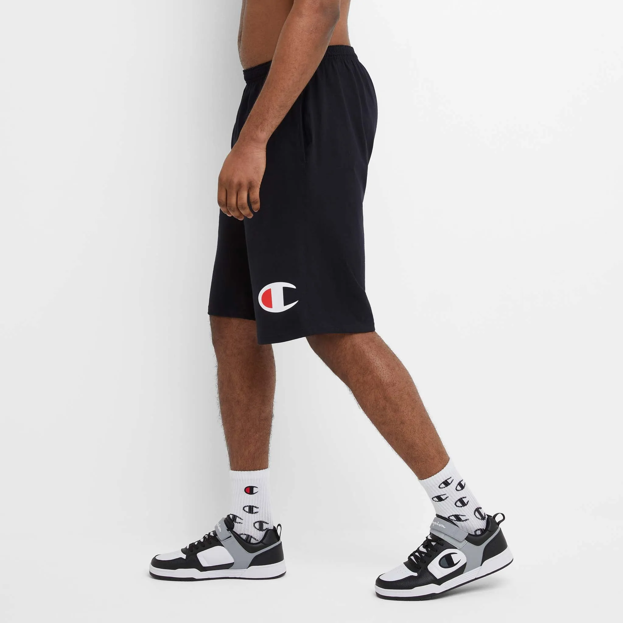 Lightweight Lounge Shorts, Graphic C Logo - Big & Tall Lounge & Leisure