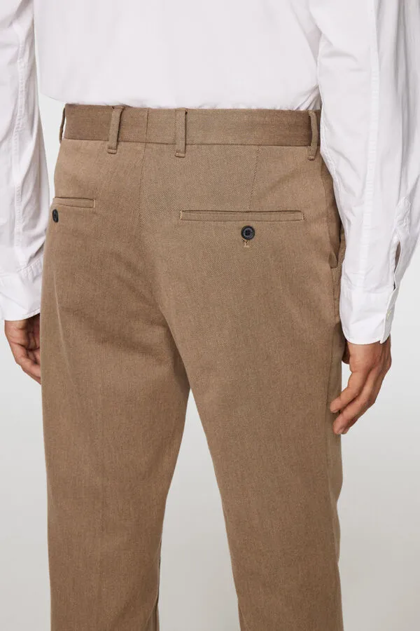 Lois Flannel Twill Pants Everyday Casual Wear