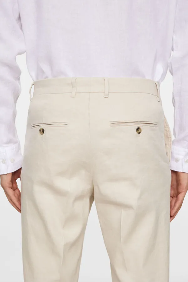 Lois Linen Stretch Pants Everyday Casual Wear