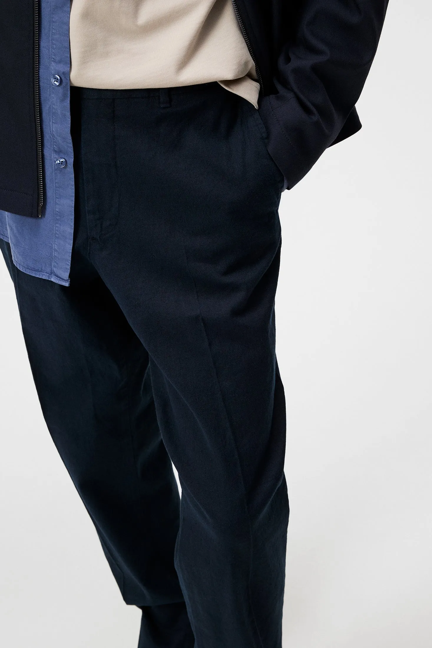 Lois Linen Stretch Pants Everyday Casual Wear
