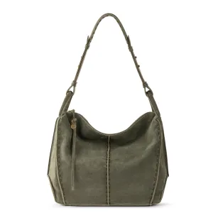 Los Feliz Hobo - Leather - Moss Suede City Stroll