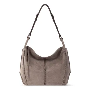 Los Feliz Hobo - Leather - Mushroom Suede City Stroll