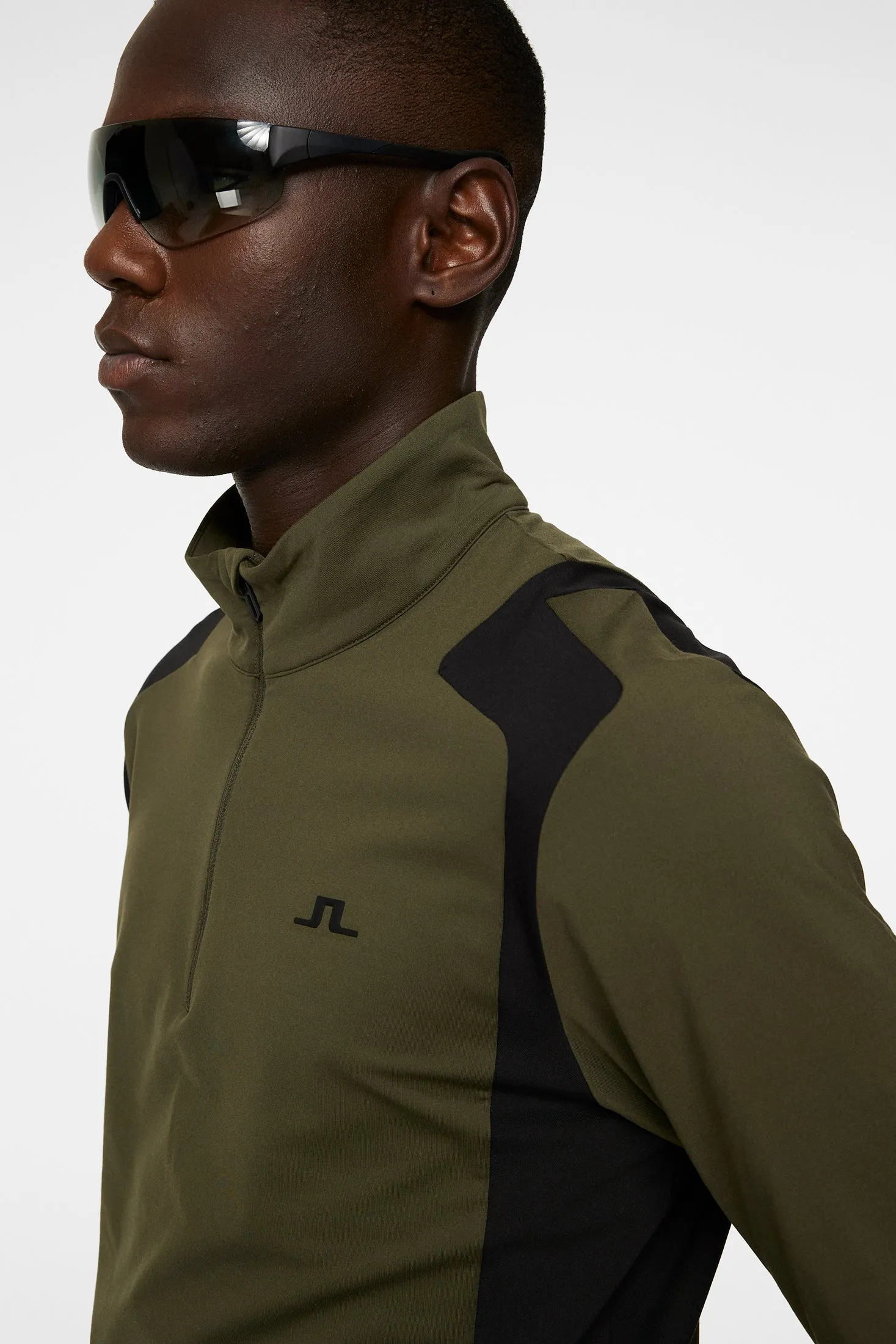 Lukas Quarter Zip Mid Layer Relaxed Lounge Fit