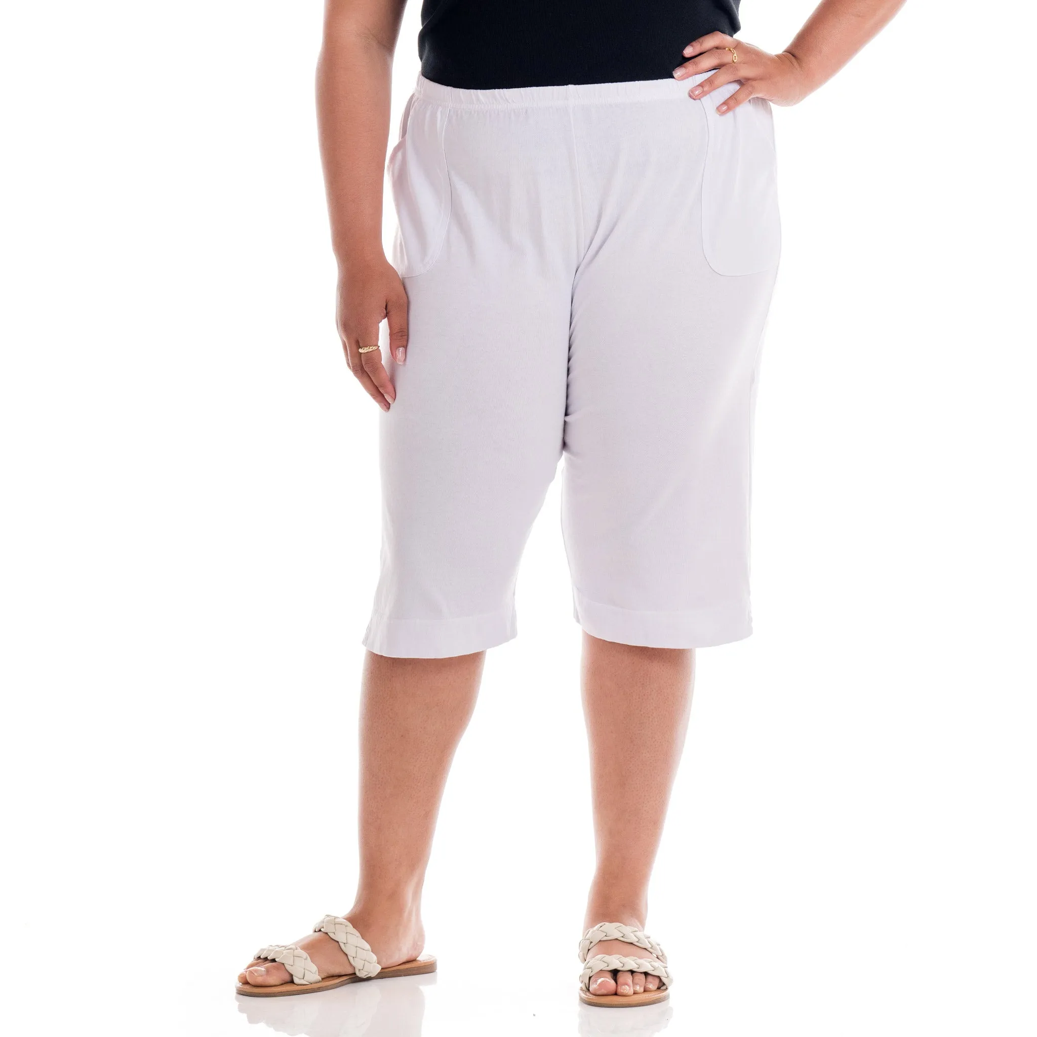 Marco Pocket Pedal Pushers | Plus Size Weekend Relaxed Look