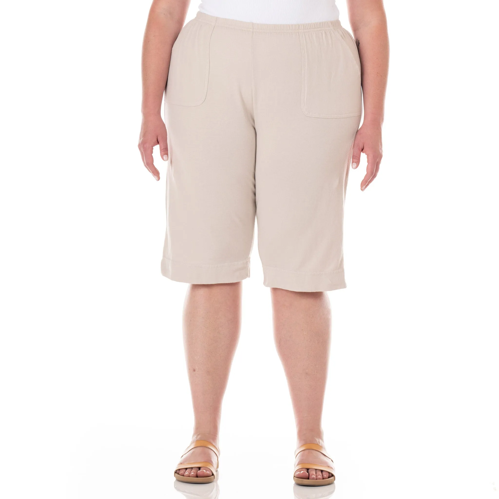 Marco Pocket Pedal Pushers | Plus Size Weekend Relaxed Look