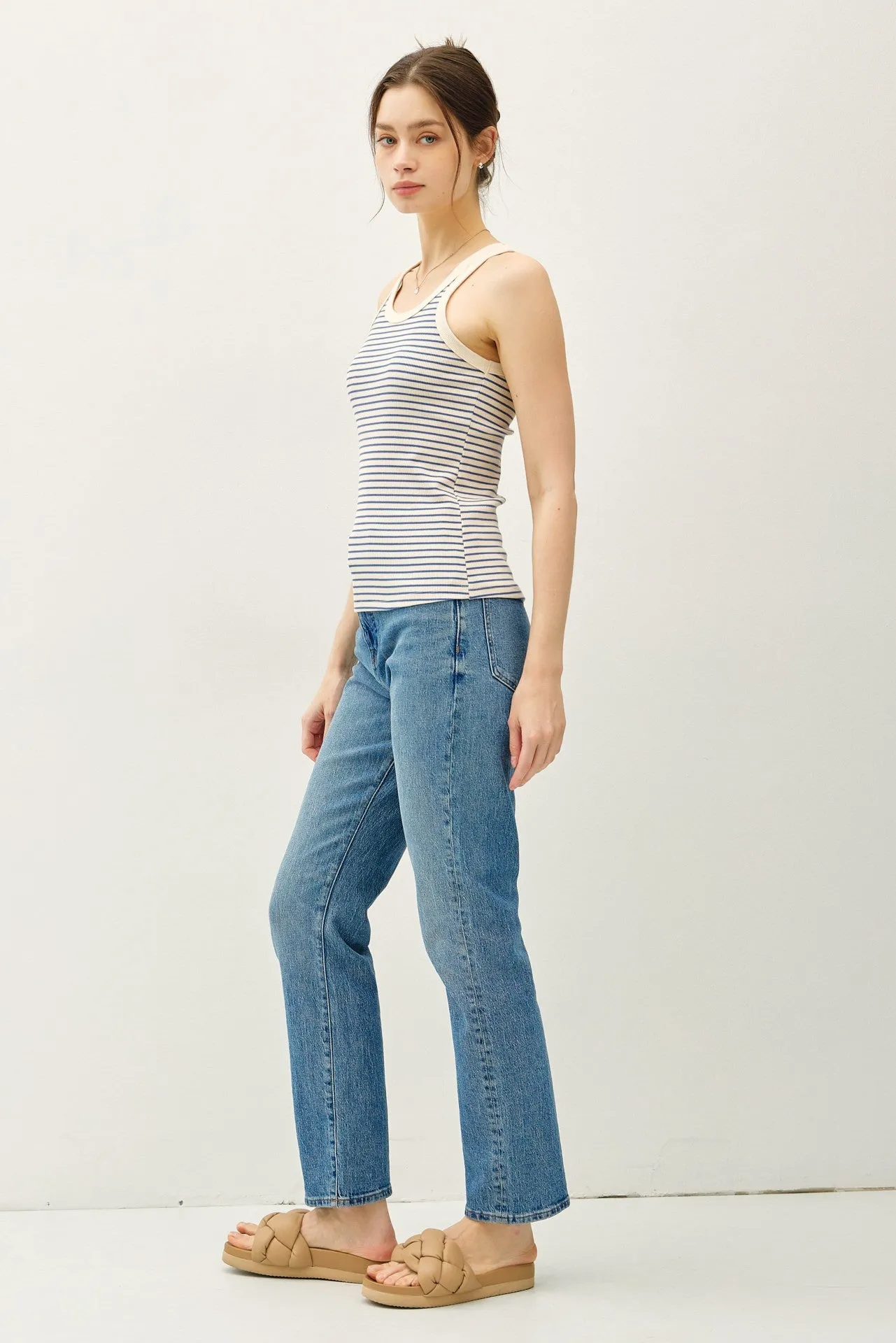 Margaux Stripe Tank Summer Festival Tee