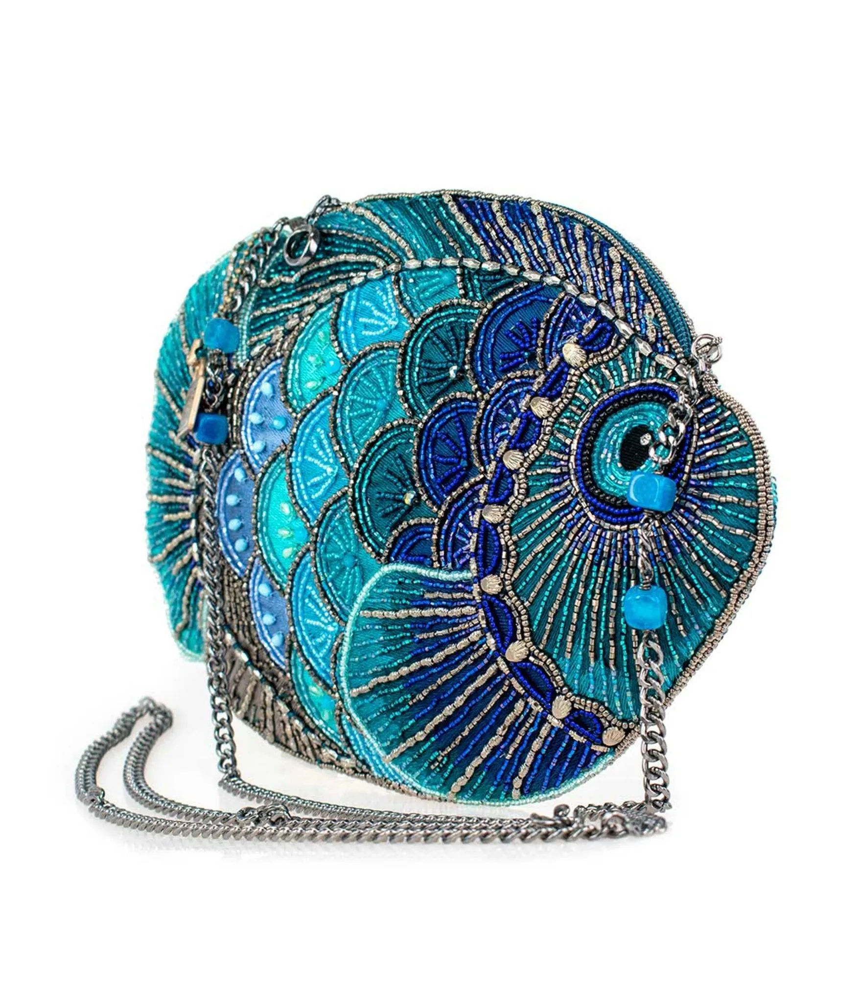 Mary Frances Gone Fishing Crossbody Bag Fun Outing