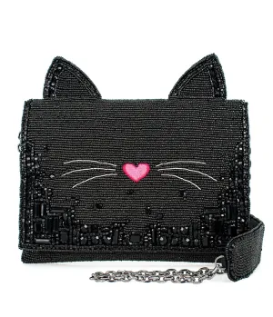 Mary Frances Kitty Couture Crossbody Handbag Fun Outing