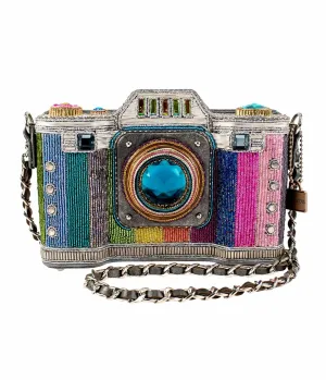 Mary Frances Life in Color Camera Crossbody Bag Fun Outing