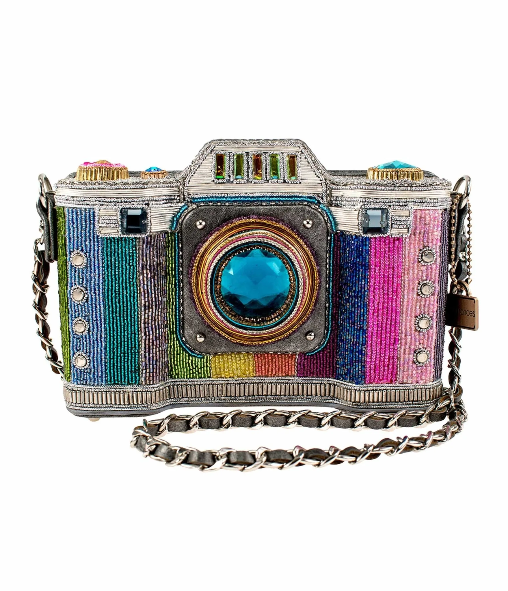 Mary Frances Life in Color Camera Crossbody Bag Fun Outing