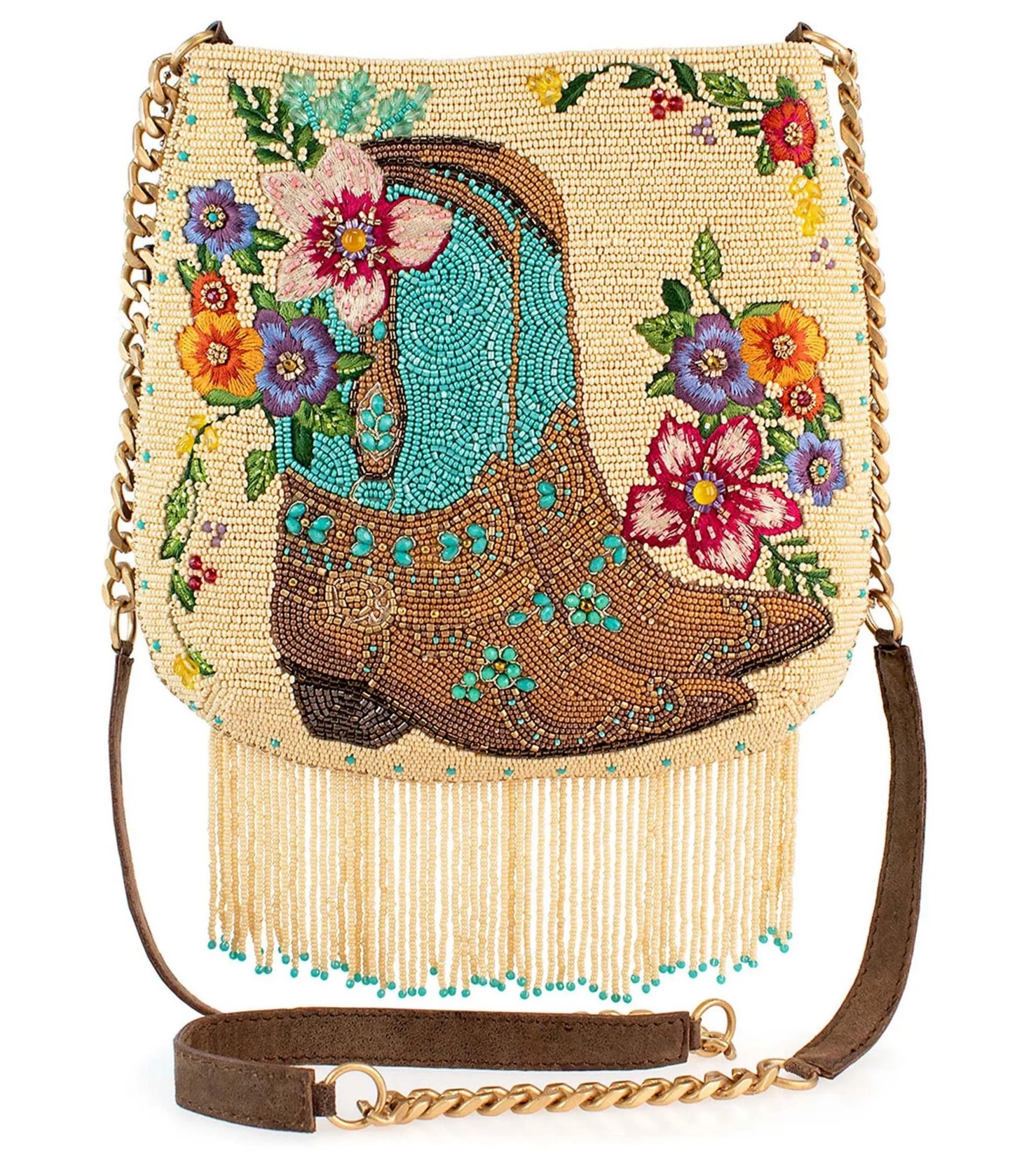 Mary Frances Line Dance Crossbody Handbag Fun Outing